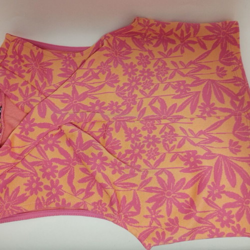 Zara sleeveless top new, pink and yellow