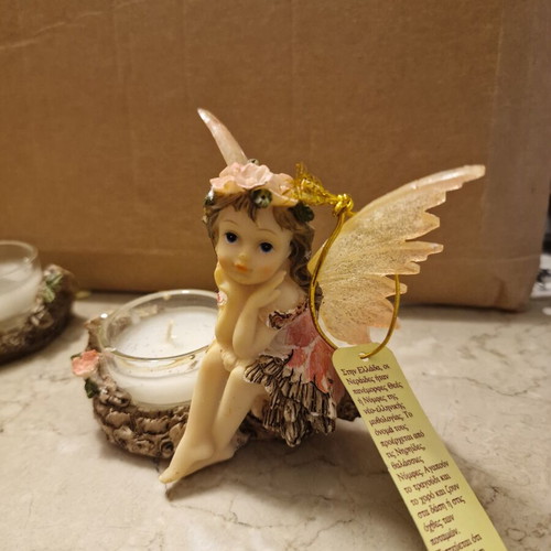 Fairy decorative tealight holder, like new