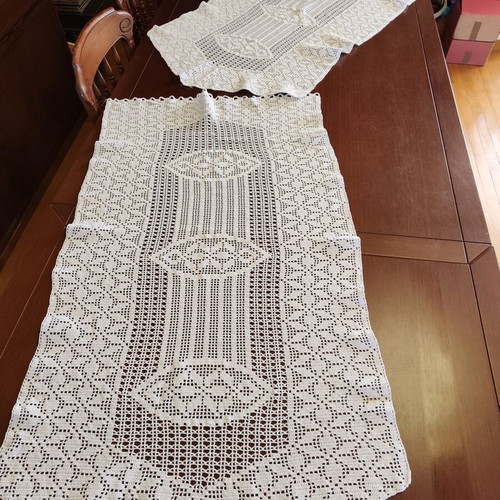 Handmade curtains like new, set of 2, 65x115 cm