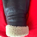  Vintage mouton retourné  ! Size:Medium / unisex / 100% αυθεντικό δέρμα με τη γούνα του !