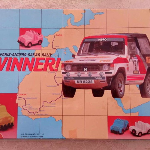 Winner cars 1986 new, set of 4, pencil sharpeners and holders