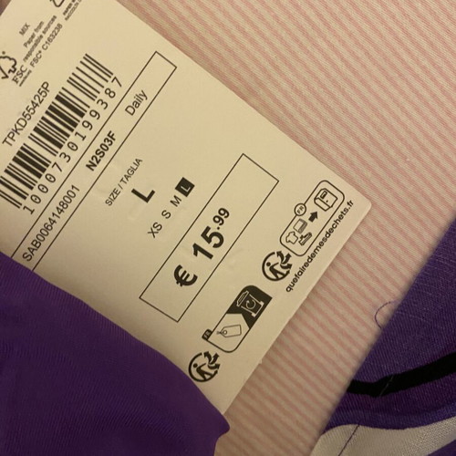 Caliopi skirt and bodysuit set new, white and purple
