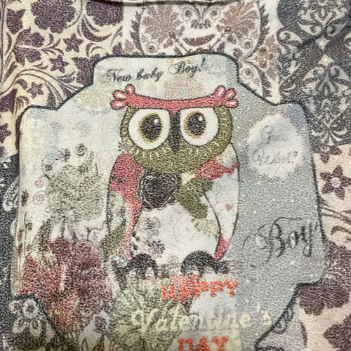 Pillowcases with owls and bag new, set of 2 pieces