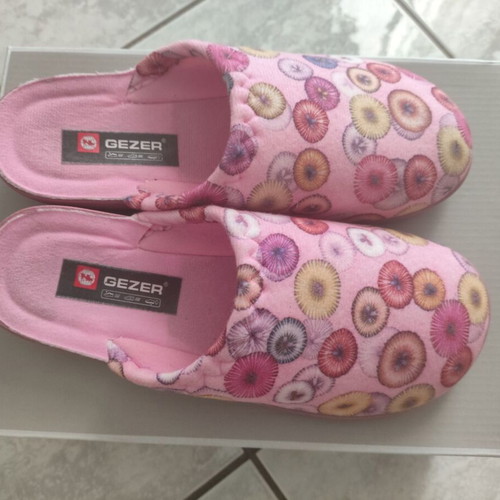 Gezer slippers new, size 39, pink