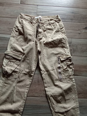Cargo pants beige used, elastic fit size M