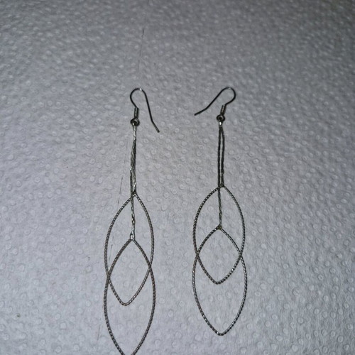 Fo dangling earrings used, silver