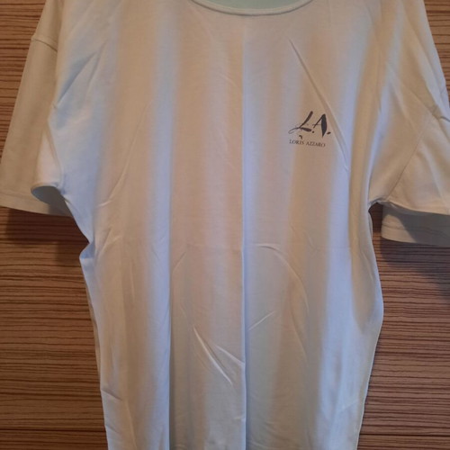 Loris Azzaro short-sleeve t-shirt large like new, white and green