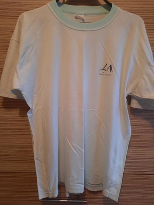 Loris Azzaro short-sleeve t-shirt large like new, white and green