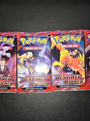 Pokemon TCG Destined Rivals Booster Packs x4 new