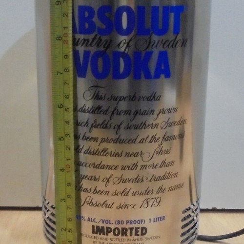 Absolut Vodka promotional metal fridge like new