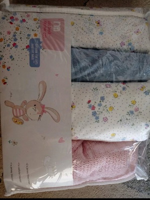 Mothercare crib bedding set and blankets new