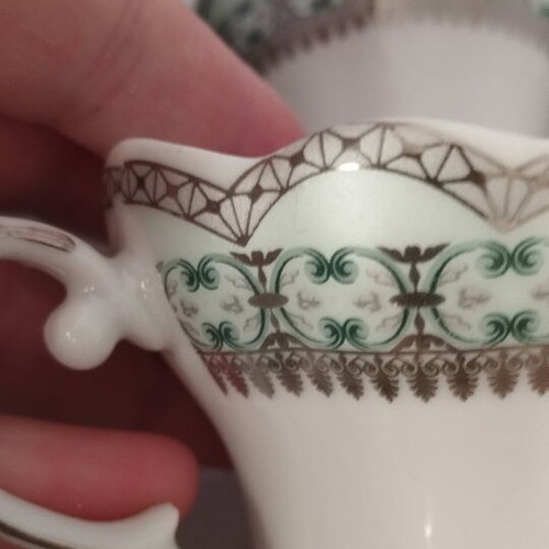 Vintage Coffee Cup Set BF Fine Porcelain medium size like new