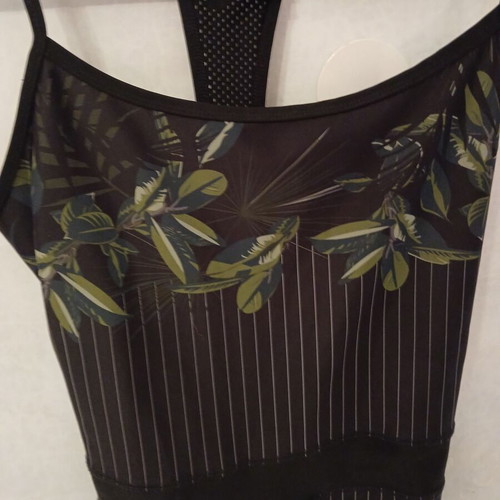 Bodytalk striped and floral sport jumpsuit bodysuit size M like new