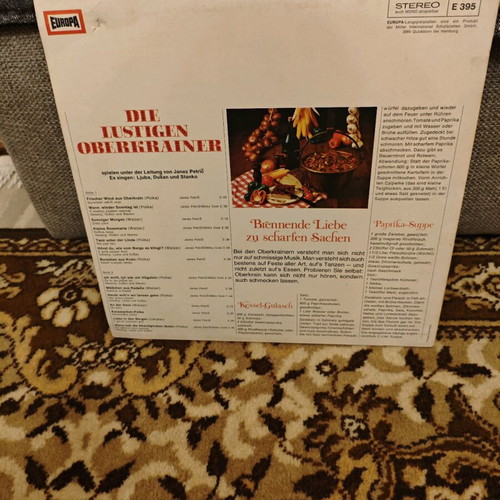 Vinyl record used, German folk