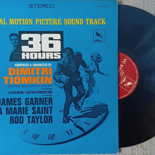 Dimitri Tiomkin 36 Hours vinyl used, soundtrack