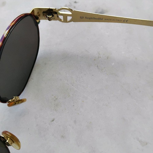 Sergio Tacchini sunglasses used, vintage, brown and gold
