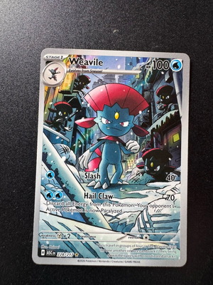 Pokémon TCG Weavile asc 228 like new