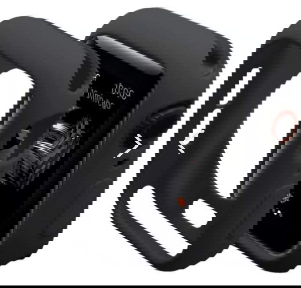 Soft Silicone Case Apple Watch 45mm & Λουράκι Μαύρο