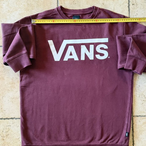 Vans burgundy sweatshirt medium used