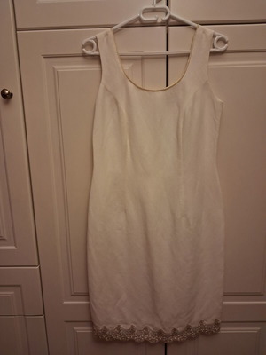 Dress with blazer sleeve three-quarter, like new, size M