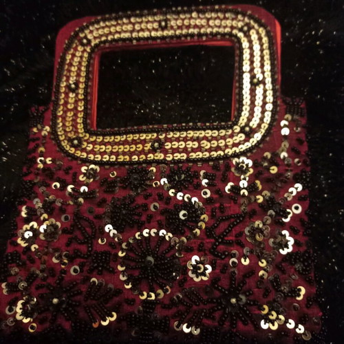 Women's Handbag New Embroidered with Sequins for Formal Occasions