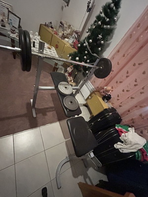 Μπάρα γυμναστικής σαν καινούργια με όλα τα κοίλα