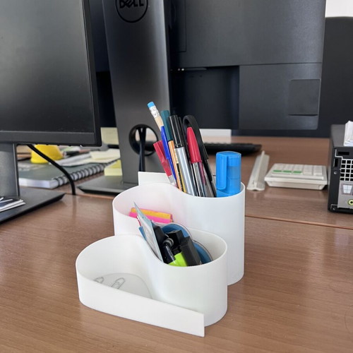 Desk organiser new 3d printed with 4 compartments
