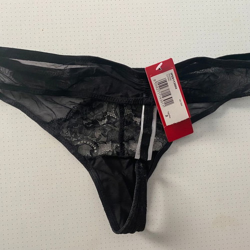 Yamamay women's black G-string lingerie new, size 2