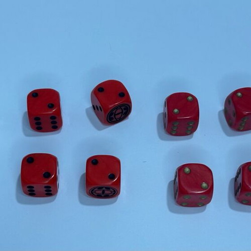 Combat Hex 2004 Sabertooth Games Dice pack of 13 like new