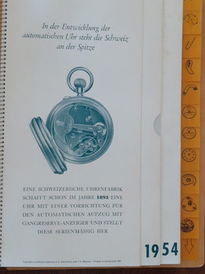 Die automatische Schweizer Uhr book, German technical manual