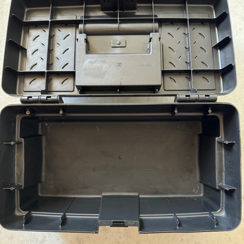 Stanley toolbox black 31.8 x 17.8 x 13 cm like new