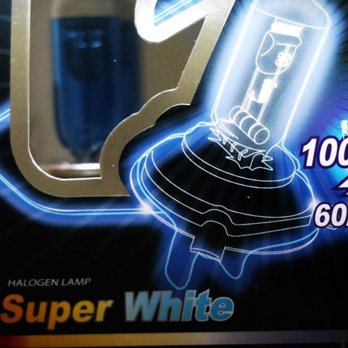 Car Lamps H4 Halogen XENON 6000K 100W New