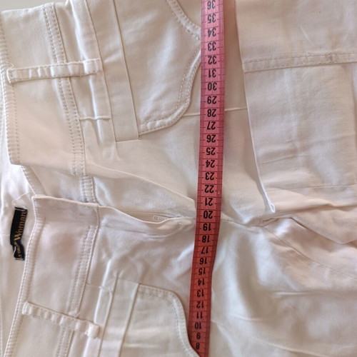 Le Group Woman White Summer Pants XS like new, elastic