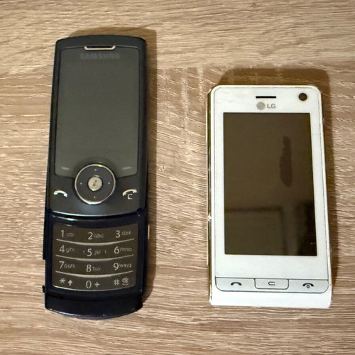 LG KU990i and Samsung U600 phones used, vintage collection or spare parts