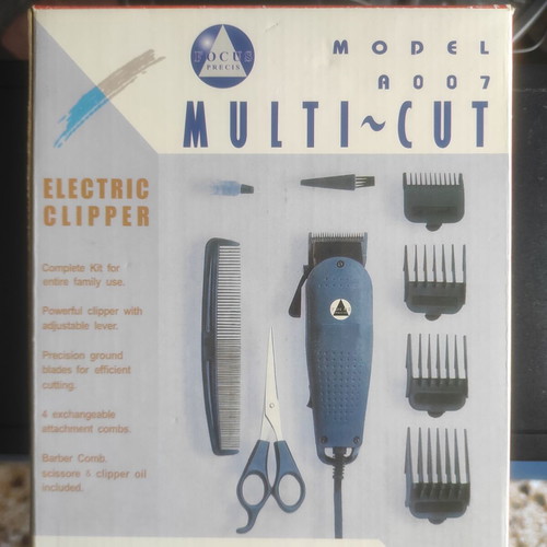 Focus Precis Multi~Cut A007 Electric Hair Clipper like new, complete set