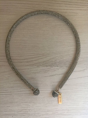Дамска диадема Etro като ново, сива, с кристали