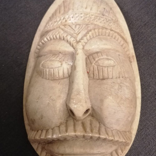 Stone mask decorative used 13x23cm