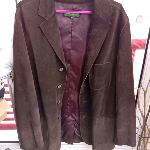 Leather jacket new, men's size 52