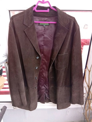Leather jacket new, men's size 52
