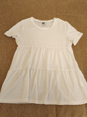 Shein women's white blouse medium size like new, alpha line