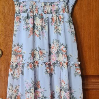 About You women's dress size 36, pastel lilac, long and airy