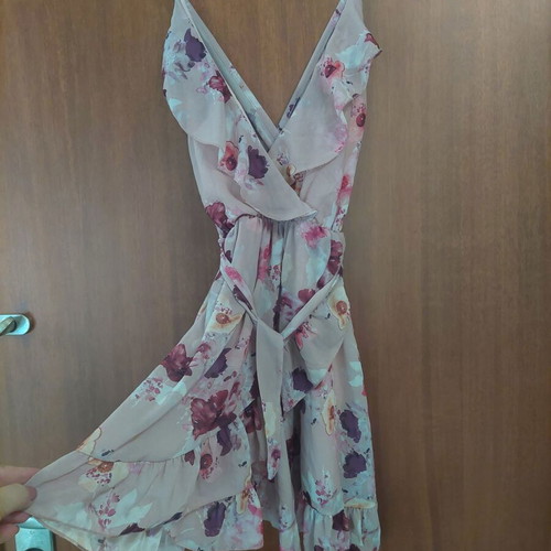 Tunic pink like new, versatile mini dress or long blouse