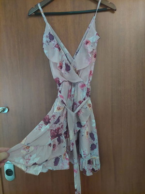 Tunic pink like new, versatile mini dress or long blouse