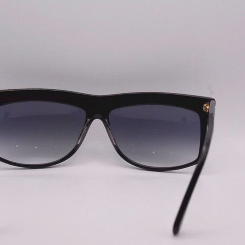 Genny Vintage 80s Sunglasses New Handmade In Italy Black