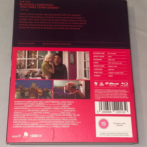 Ema Blu-Ray like new with English subtitles
