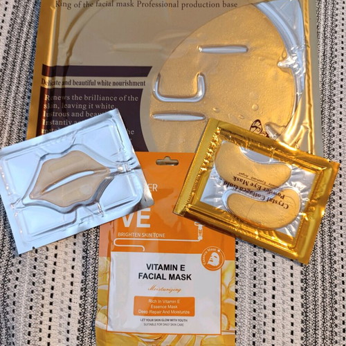 Beauty masks new, pack of 4 for relaxation and skincare