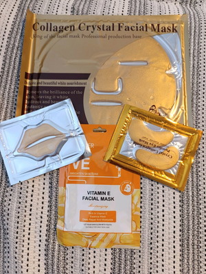 Beauty masks new, pack of 4 for relaxation and skincare