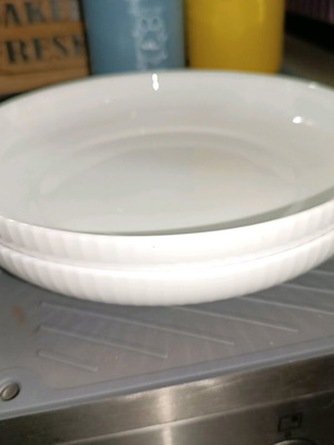 White porcelain bowls new, 25 cm, Ionic series by Vicko