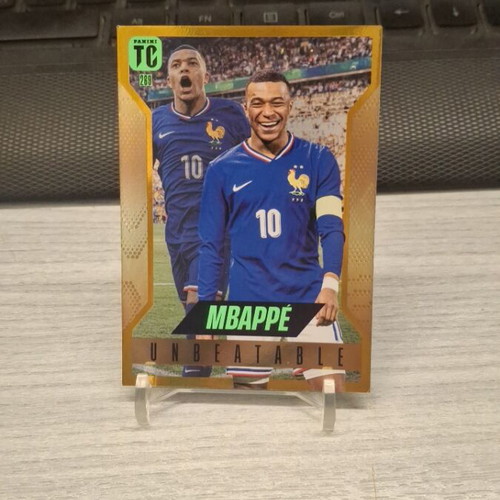 Top Class 2025 Kylian Mbappe Unbeatable Gold sticker new