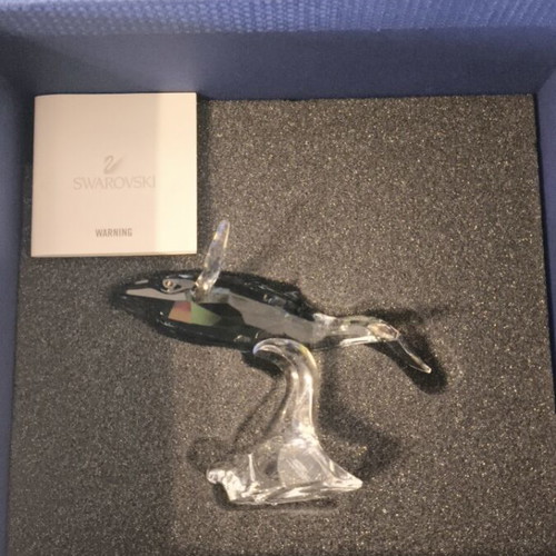 Swarovski crystal decoration Paikea Young Whale 2012 new
